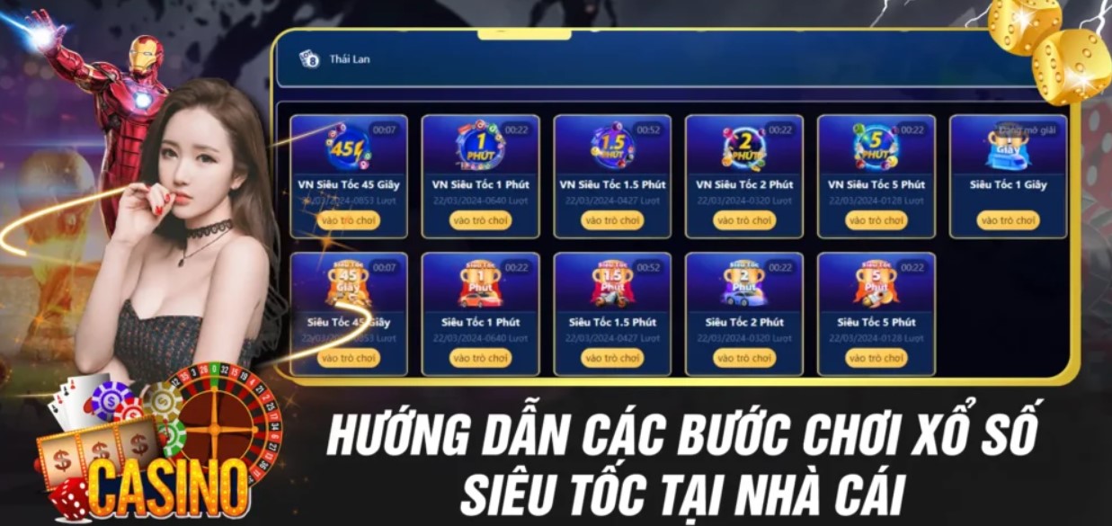 Những hình thức chơi xổ số siêu tốc tại FB88